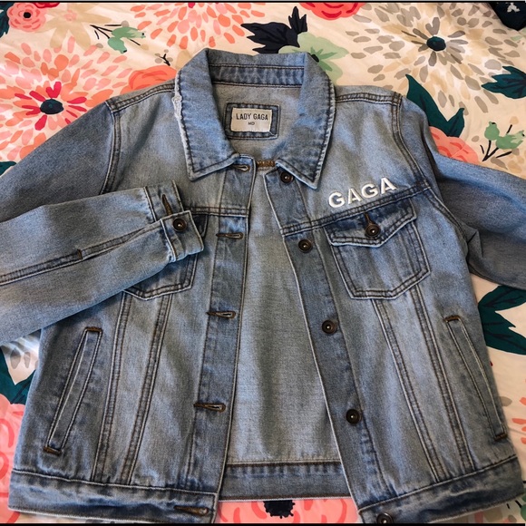 lady gaga jean jacket